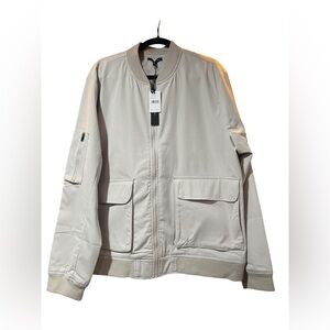 Tahari Men's Coastal Sand Bomber Jacket Size XL NWT
